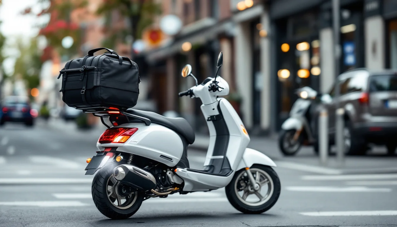 Running Errands on a Scooter: The Physics of Loading and Luggage